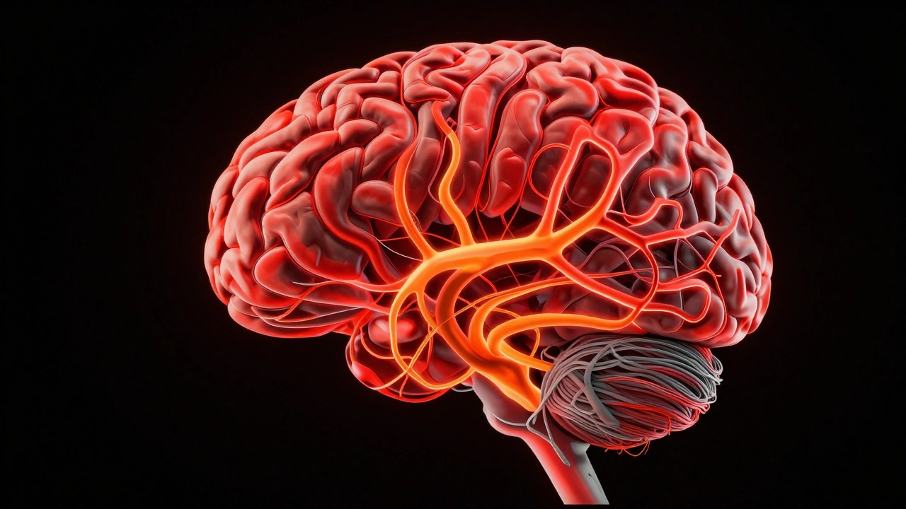 Brain illustration showing addiction overpowering social reward pathways.