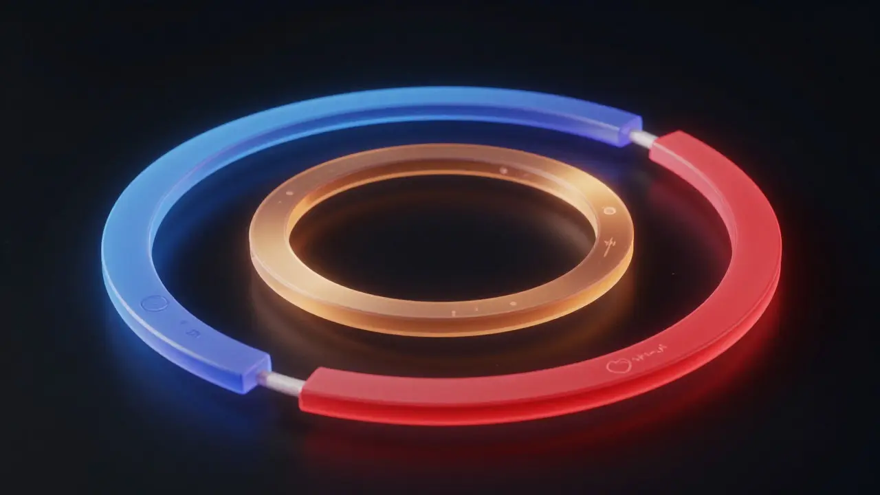 Abstract illustration of three concentric rings representing gaming boundaries
