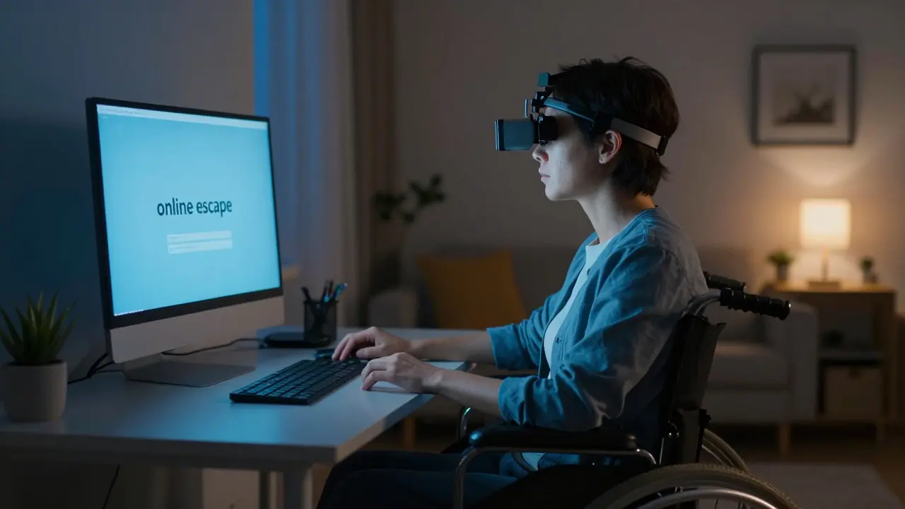 Physical Disabilities and Online Escape: Accessibility Barriers and Risk Factors